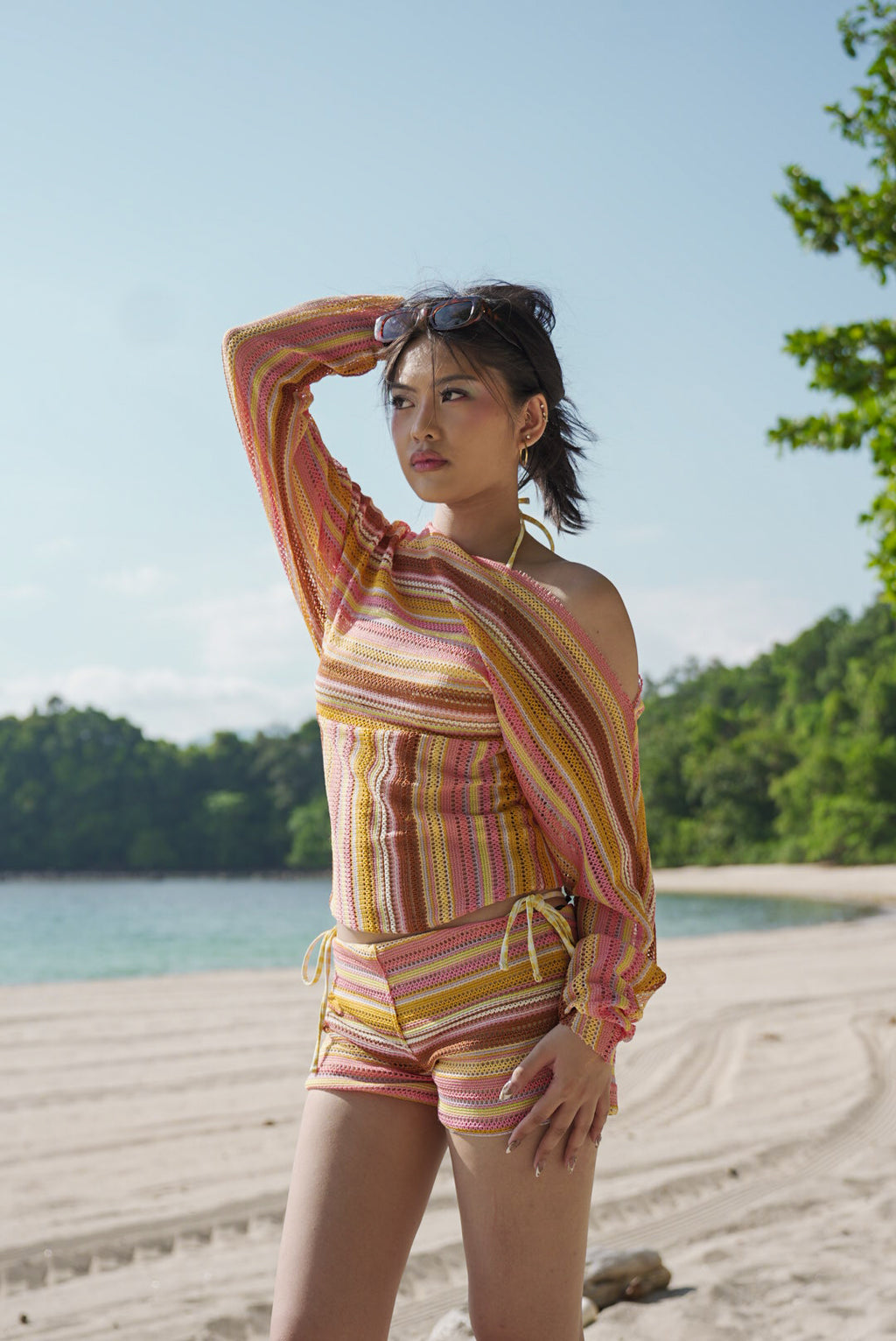 Cyrus Poncho Set