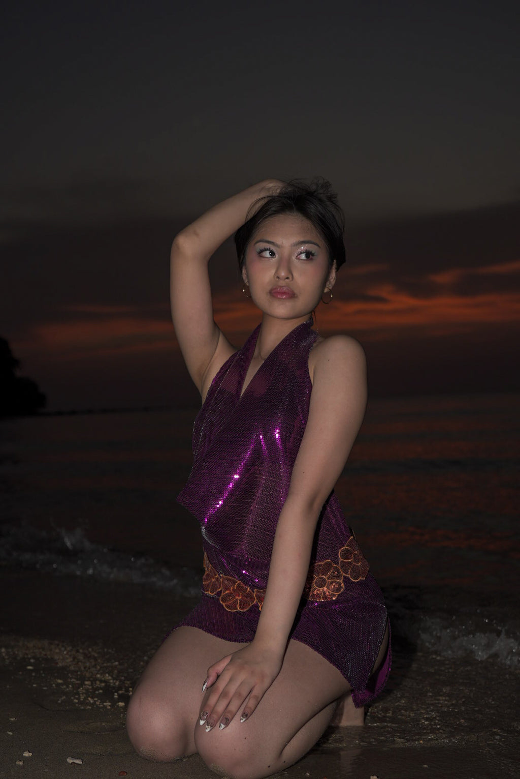 Sereia Cowl Dress