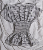 Classic Polka Cowl Back