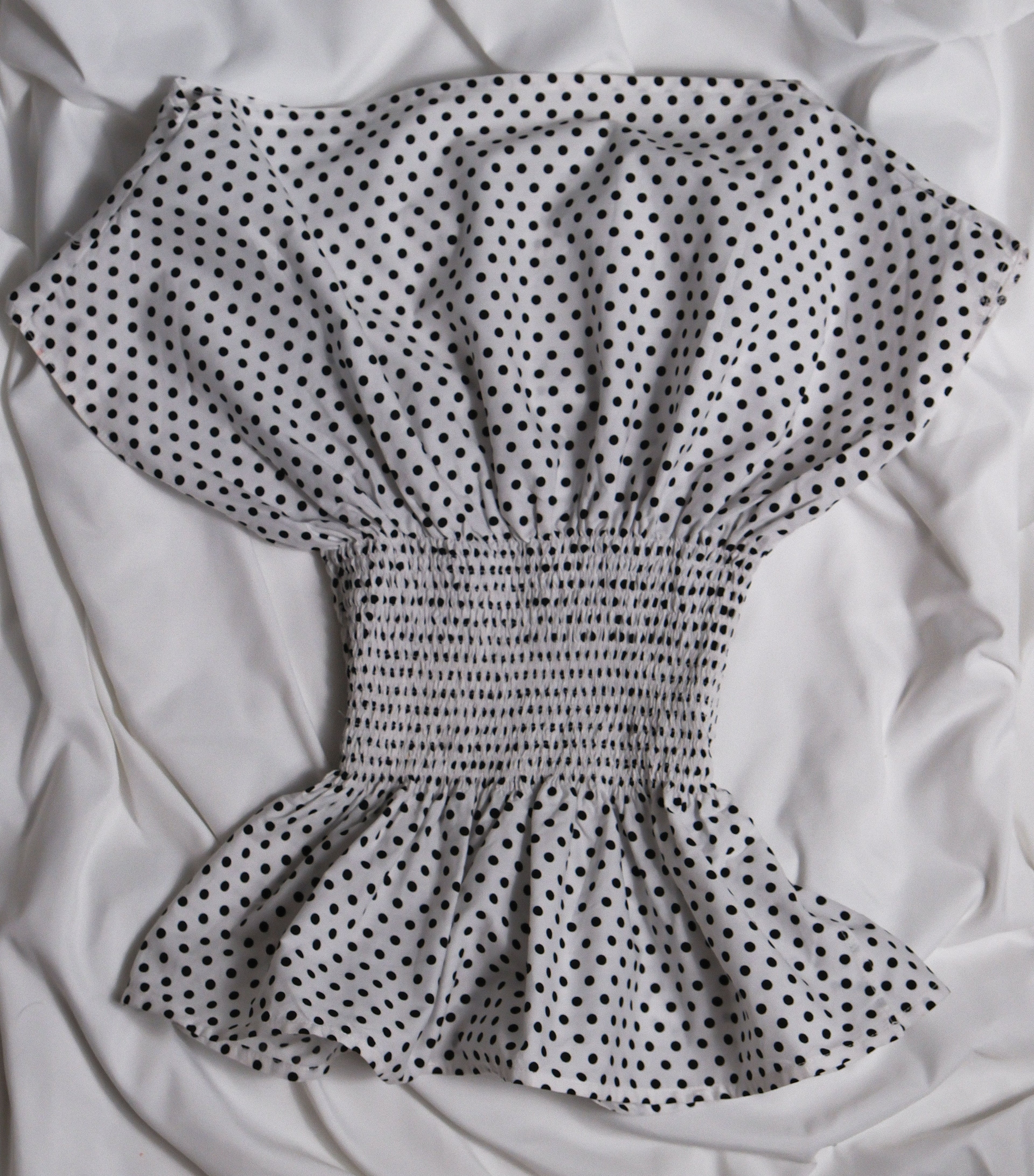 Classic Polka Cowl Back