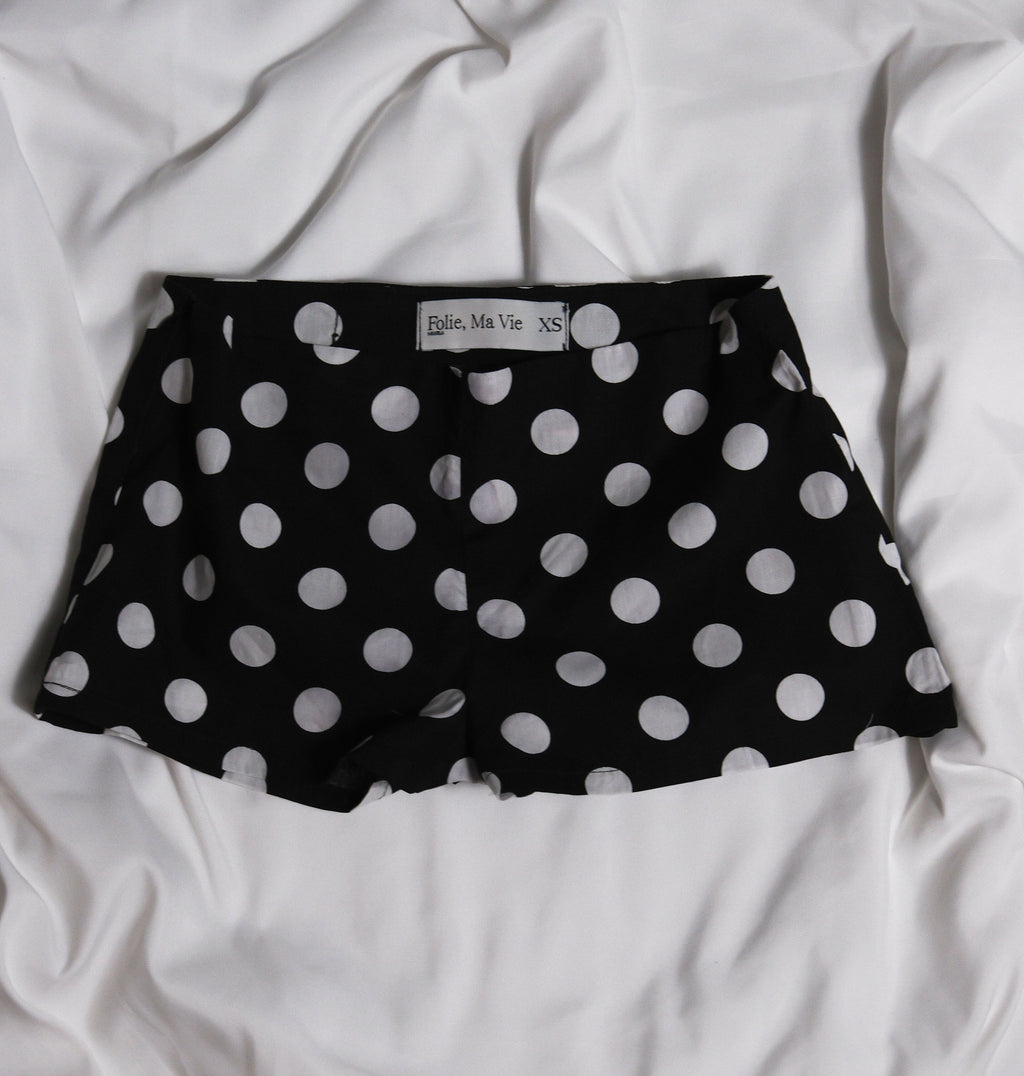 Classic Polka Cowl Back